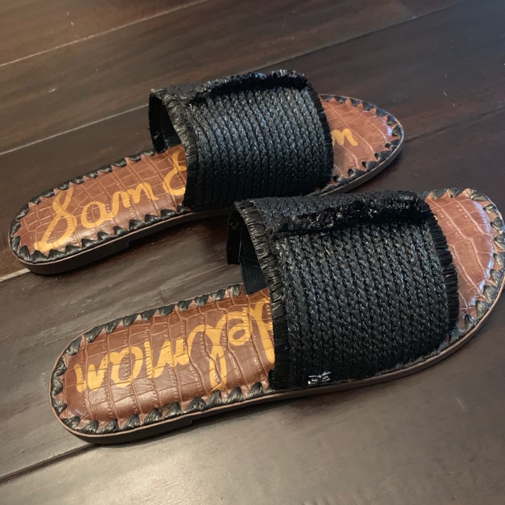 NEW Sam Edelman Glenda Raffia Sandal